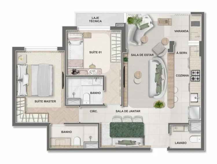 Cobertura 3 Quartos 239m² Jacarepaguá Rio de Janeiro
