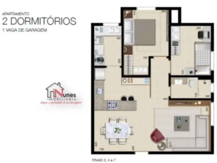 Apartamento 2 Quartos 66m² Rebouças Curitiba