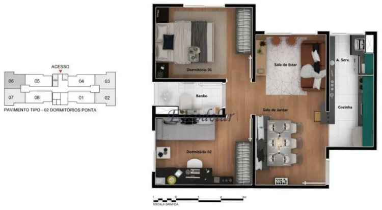 Aluguel Apartamento 2 Quartos Vila Santos Sao Paulo