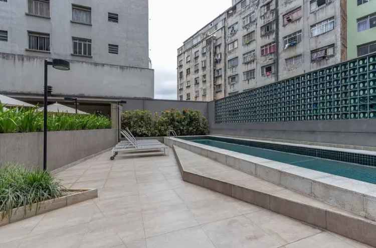 Aluguel Apartamento Mobiliado 1 Quarto 25m2 Sé SP
