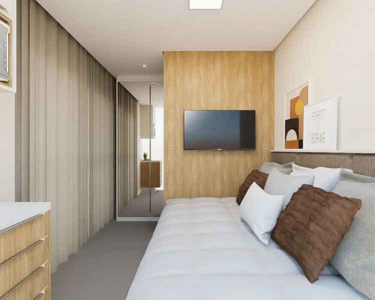 Studio Mobiliado 36m² Mercês Curitiba